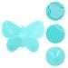 1pc Silicone Scrub Pad Eco-Friendly Makeup Applicator & Cleaning Tool | 23x17cm Green Perfect for Beauty Kits & Cosmetic Care - Buy Online on SooperMarket.com
