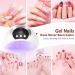 Kisspet 54W UV Nail Lamp with LCD Screen and Timer for Gel Nails - Portable White Nail Dryer - Buy Online on SooperMarket.com