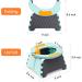 YUNHECAM Toddler Portable Potty Training Seat for Kids Baby Foldable Toilet Child Travel Potty in Car Camping Potty Chair Seat for Indoor Outdoor  with 60 Disposable Bags Blue - Buy Online on SooperMarket.com