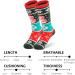 Hysenm Kids Ski Socks - 2 Pairs Warm Long Thick Snow Socks for Boys & Girls - Cotton Christmas Gift - Pattern 3 - X-Small - Buy Online on SooperMarket.com