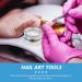 2 Sets Nail Stamp Manicure Kit - French Tip Silicone Stamper DIY Nail Beauty Accessories - Durable PVC Templates & Scraper - Buy Online on SooperMarket.com
