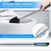 IXO Toilet Brush and Holder 2 Pack - 304 Stainless Steel, Extended Comfortable Handle, Durable Bowl Brush for Bathroom - Silver - Buy Online on SooperMarket.com