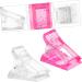 Mikinona 36 pcs Pink Tips Manicure Finger Quick Clip Gel Fixing Clips A for and Curve Tip Tools Fixation Pinchers Nail Poly Tool Salon DIY Accessories Extension Nails White Fake 1 count (Pack of 1) White Pinkx3pcs - Buy Online on SooperMarket.com