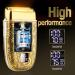 High-Performance Electric Shavers for Men | Adjustable Speed Waterproof Double Foil Razor - Ideal Gift - Buy Online on SooperMarket.com