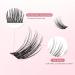 Cuckoo Cluster Lashes - 100 Pc 3D Fluffy DIY Eyelash Extensions - C Curl Mixed Length Individual Cluster Lashes for Volume - Cluster Lash-01 - Buy Online on SooperMarket.com