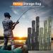 Lixada Portable Folding Fishing Rod Case - 130cm Army Green | Fishing Pole Storage Bag & Organizer - Buy Online on SooperMarket.com