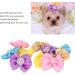 Agatige 20Pcs Dog Bows Small Dog Topknots Dog Hair Bows Dog Assesoriess Dog Bows Grooming with Rubber Band Puppy Hair Bows Cute Pet Small Hair Bowknot Grooming Accessories - Buy Online on SooperMarket.com