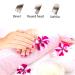 HanyoSheng Nail Art Rendering Tools - Professional Dab Brushes & Pigment Application for UV Gel & Nail Design at Home - Buy Online on SooperMarket.com