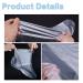 200pcs Clear Plastic Disposable Booties for Paraffin Bath - Foot Spa Wax Treatment Cover - Buy Online on SooperMarket.com