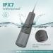 Cordless Portable Water Flosser with 4 Modes and 6 Tips - Professional Electric Teeth Cleaning Kit for Oral Care - 300mL Water Tank - Gray - Buy Online on SooperMarket.com