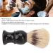 Jauarta Shaving Brush for Men - Portable Black Curved Handle Foaming Beard Cleaning Brush for Home Salon & Travel - Buy Online on SooperMarket.com