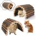 Hamster toys guinea pigs toys hamster wheel hamster cage accessories small animals moles chicken stuff for chinchillas racing mice mice rats rabbits hiding place (bendable hiding) hiding 2 packs