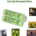 8 Packs Solar Lights AA Batteries - 300mAh 1.2V Ni-MH Rechargeable for Outdoor String & Pathway Lights - Buy Online on SooperMarket.com