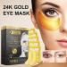 Under Eye Masks - 5pairs 24K Under Eye Patches - Eye Masks Skincare for Puffy Eyes Dark Circles Bags Gold Eye Pads Anti-Aging Hyaluronic Acid Moisturiser Remove Eye Bags Hydrating - Buy Online on SooperMarket.com