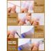 Kalolary 20PCS Luminous Glitter Gel Nail Polish Strips - Glow in the Dark Purple Nail Wraps with File & Stick - Waterproof Adhesive Nail Art Sticker - Buy Online on SooperMarket.com