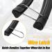 Venzo Heavy Duty 2-in-1 Stainless Steel Cable Cutter Scissors Crimper Tool for Bike Brake MTB Cable Repair - Small Hard Wire - Buy Online on SooperMarket.com
