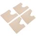 ANGGREK Hallux Valgus Corrector 2 Pairs U Shaped Bunion Corrector Hallux Valgus Correction Orthopedic Forefoot Pads(S)