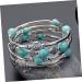 PACKOVE 1pc Jewelry Handmade Bracelet Natural Material Bracelet Womens Bangles Bracelets Decorative Bangle Tiger Eye Stone Charm Bracelets Turquoise Bracelet Miss Volcanic Rock - Buy Online on SooperMarket.com