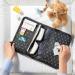 Luxdag Nylon Wrap Diaper Bag with Zipper - Dark Gray Anchor - Stylish & Functional Compartment Organizer for On-the-Go Parents - Buy Online on SooperMarket.com