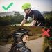 KKVOGMLE Reflective Waterproof Helmet Cover - 2-Piece Rain Protection for Bicycle Helmets | Durable and Reflective Riding Helmet Coating - Buy Online on SooperMarket.com