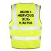 Spoilt Rotten Pets Walking A Nervous Dog Please Pass Reflective High Visibility Lightweight Hi Viz Safety Vest