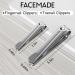FACEMADE Nail Clippers Set Bright Sliver - Buy Online on SooperMarket.com
