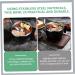 Zerodeko 1 Set Instant Noodle Bowl Food Containers Noodle Bowl with Lid Bowl with Tableware Japanese Ramen Noodles Salad Bowl Lidded Food Bowl Child Chopsticks Stainless Steel 18.50X15.50X11.50CM Black - Buy Online on SooperMarket.com