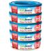BabyBreeze Diaper Pail Refill Bags Compatible with Playtex Diaper Genie Pails Odor Absorbing Diaper Disposal Trash Bags - 1400 Count (5-Pack) 280 Count (Pack of 5)