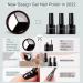 Saviland 3-in-1 Pudding Gel Nail Polish Set - Black, White, Silver | Nail Art Paint for Professional Salons & Starters - Buy Online on SooperMarket.com