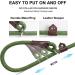 Fida Slip Rope Dog Lead - 1.8m One-Size-Fits-All Leash | Easy Slip-On Design, Reflective Stitching, Durable Climbers Rope - Large Green (1.3cm x 1.8m) - Buy Online on SooperMarket.com