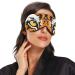 Haskirky Light Blocking Eye Mask - Adjustable for Men and Women - Ideal for Travel, Yoga, Meditation, Deep Sleep - Tiger Eye Mascot - Buy Online on SooperMarket.com
