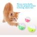 UPSKY 3-Level Cat Toy Roller Turntable with Colorful Balls - Interactive Fun for Kittens - Blue - Buy Online on SooperMarket.com