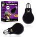 LUCKY HERP Reptile Night Heat Bulb 50W Night Heat Lamp Bulbs for Reptiles 2 Pack Reptiles & Amphibians Basking Spot Light Bulb for Bearded Dragon Lizard Snake Turtle Chameleon