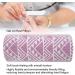 Not Deformed For A Long Time Nail Art Pad Soft Nail Art Hand Pillow for Home Beauty Salon(Purple geometry) - Buy Online on SooperMarket.com
