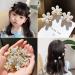 Mini Pearl Flower Hair Claw Clips - Set of 20 | Sweet Daisy Design | Decorative Hair Accessories for Women and Girls - Buy Online on SooperMarket.com
