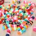 Hair Braid Beads Hair Accessories Colorful Braiding Beads Resin Beads for Decorating Hair African Style Hair Beads100pcs / set - Buy Online on SooperMarket.com