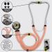 Buy Dixie Ems Sprague-Rappaport Type Two Tube Stethoscope - Frosted Pink | International Shipping Available - Buy Online on SooperMarket.com