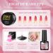 PEACECOLOR Gel Nail Kit with 36W Lamp - 20 Color Starter Set with Glossy & Matte Top Coats - Manicure Tools for DIY at Home - Buy Online on SooperMarket.com
