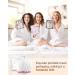 Buy Mikimini White Shower Hood 2-Pack - Waterproof & Reusable Bathing Hair Caps | Soft Cute Light-Resistant | Medium White & Pink Lace - Buy Online on SooperMarket.com