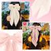 Ruzister 2 Pieces Large Hair Bows for Women Hair Bands Oversized Long Tail Cute Aesthetic Hair Accessories Large Hair Clips for Women Beige/Light Pink - Buy Online on SooperMarket.com
