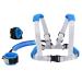 Blisstime 2 in 1 Toddler Leash -Anti Lost Wrist Link for Toddlers -Toddler Harness,Baby Leash,Leash for Toddlers,Wrist Leashes,Child Leashes for Toddlers,Not Easy to Open Without Key blue