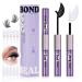 Cluster Lash Glue Lash Bond and Seal Waterproof 10ml Lash Cluster Glue for False Eyelash Wispy Long Lasting All Day Wear 2 in 1 Eyelash Bond and Seal for DIY Lash Extensions (Black Bond 10ML)
