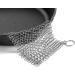 TOUGS Chainmail Scrubber Pot Cleaner with Safe Small Rings More Efficient 8x6 Inch 316 Grade Stainless Steel Dish Washer Square 8x6 Inch - Buy Online on SooperMarket.com