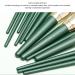 Complete 14-Piece Cosmetic Brush Kit for Sensitive Skin | Includes PU Bag | Green Eyeshadow & Foundation Tools | Worldwide Shipping - Buy Online on SooperMarket.com