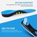3ANGNI Plantar Fasciitis Insoles for Men & Women - Arch Support Orthotics for Foot Pain Relief Flat Feet & High Arch Heavy Duty Support for All-Day Comfort (XS Sizes 3-4.5 Men / 5-6.5 Women - Buy Online on SooperMarket.com