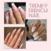 20Sheets-960Pcs French Manicure Nail Sticker French Nail Self-Adhesive Stickers DIY Nail Art Tool Accessories French Manicure Stencil in Half-Moon Shaped - Buy Online on SooperMarket.com