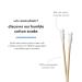 The Humble Co. Natural Bamboo Cotton Swabs (600 count) - Eco-Friendly and Sustainable White Spiral Cotton Buds - Buy Online on SooperMarket.com