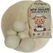 Wool Dryer Balls Quicker Drying Reduces Wrinkles and Ironing Replaces Fabric Softener 6 Large New Zealand Wool Balls Lasts More Than 1000 Loads - Buy Online on SooperMarket.com