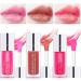3 PCS Hydrating Lip Oil  Plumping Lip Gloss Oil Long Lasting Hydrating Lip Gloss Tinted Lip Non-sticky  Tinting Lip Care Oil for Dry Lip (3 Colors)