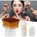 Foundation Makeup Brush Loose Powder Brush Fluffy Hair Strong Powder Grip Thickening Die Casting With Storage Box For Daily Use - Buy Online on SooperMarket.com